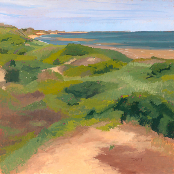 Step Beach, oil on wood panel,  33 x 33 inches  SOLD