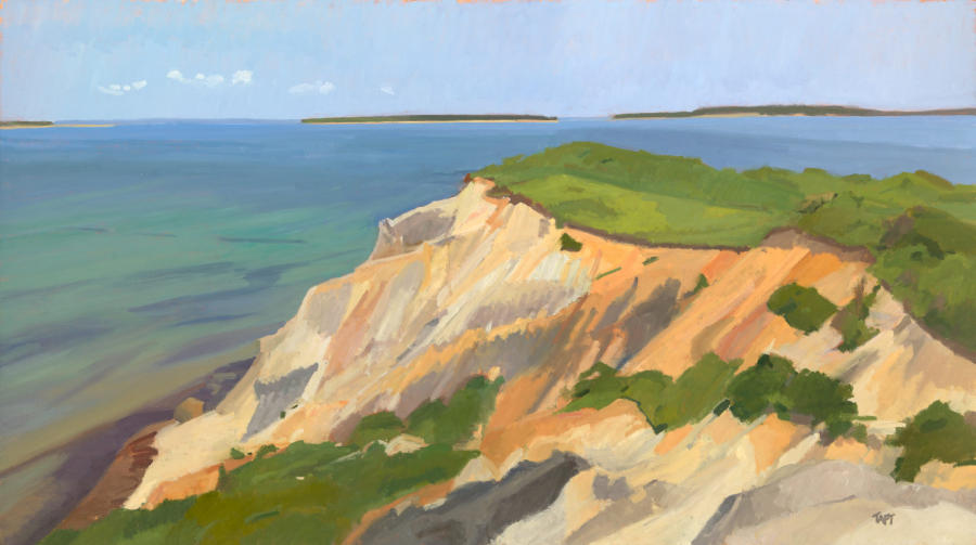 Aquinnah Cliffs, oil on wood panel, 32.5 x 58 inches

$13,000.